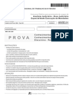 Analista Judiciário - Execução de Mandados