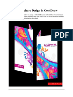 Colorful Brochure Design in CorelDraw