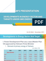 Country Presentation in SEF Meeting (Vietnam)