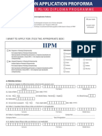 IIPM Admission Form 2014 - Passport Photo, ID Details