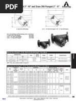 Cast Iron Class 125 Flanged 2''-10'' and Class 250 Flanged 2'' - 8''