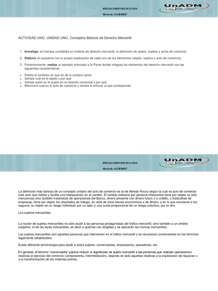 Actividad 1 | PDF | Comercio | Economias