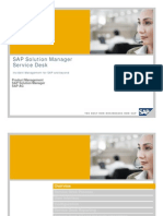 SAP Solution Manager Service Desk