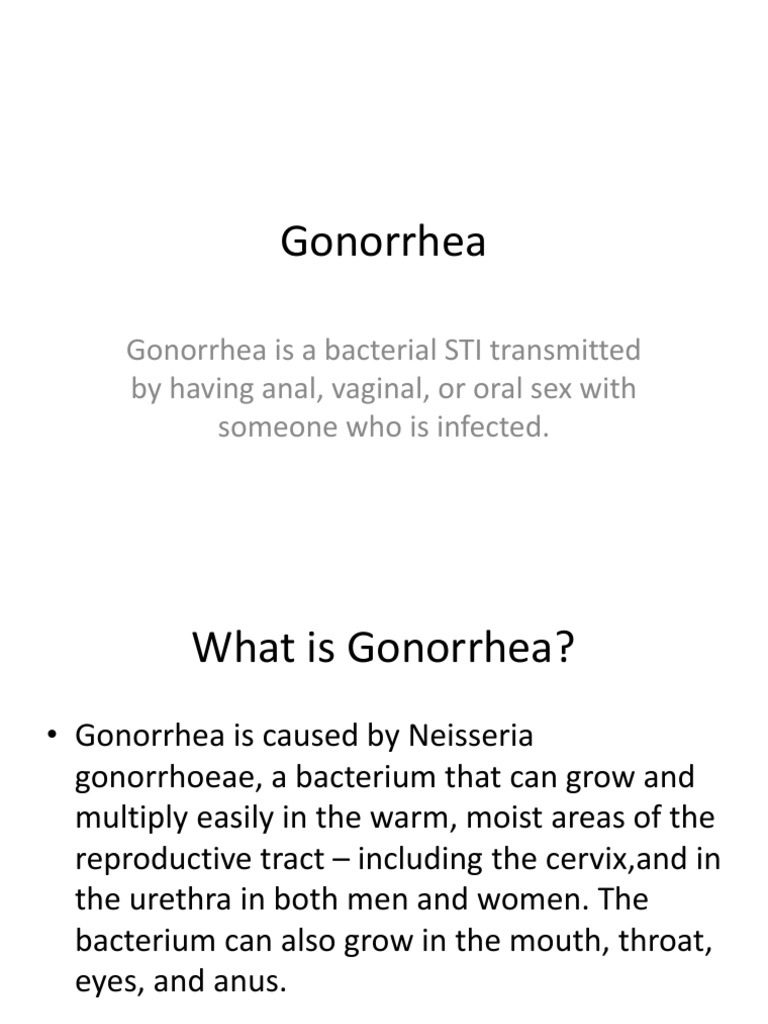Gonorrhea Pdf Human Reproduction Gynaecologic Disorders