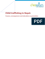 Child Trafficking in Nepal: Causes, Consequences and Education As Prevention