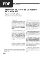 Deducción del costo de lo vendido en el ejercicio. Aspecto contable y fiscal (1).pdf