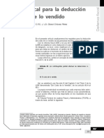 Defensa Fiscal para La Deducción Del Costo de Lo Vendido PDF