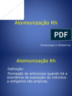 Aloimunização Rh Aula