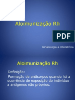 Aloimunização RH Aula