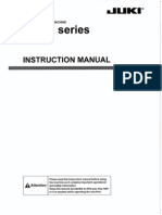 Juki f Series Instruction Manual