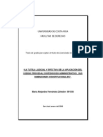 La Tutela Judicial y Efectiva de La Aplicacion Del Codigo Procesal