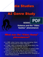 Media Studies A2 Genre Study