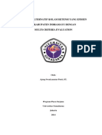 ANALISIS ALTERNATIF KOLAM RETENSI