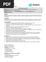 Plano Engenharia de Software
