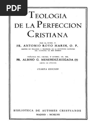 Teologia de la perfeccion cristiana royo marin pdf gratis online