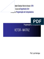 Aula Vetor Matriz PDF