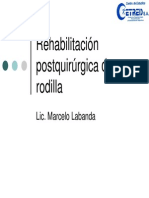 Rehabilitacion de Rodilla Postquirurgica