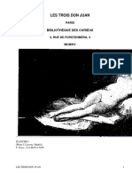 Les Trois Don Juan by Apollinaire, Guillaume, 1880-1918