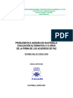 Evaluación alternativa de los acuerdos de paz en Guatemala: análisis de la problemática agraria e indígena a 12 años de la firma