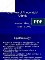 Overview of Rheumatoid Arthritis: Naureen Mirza, MD May 10, 2010