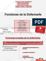 Funciones de La Enfermería