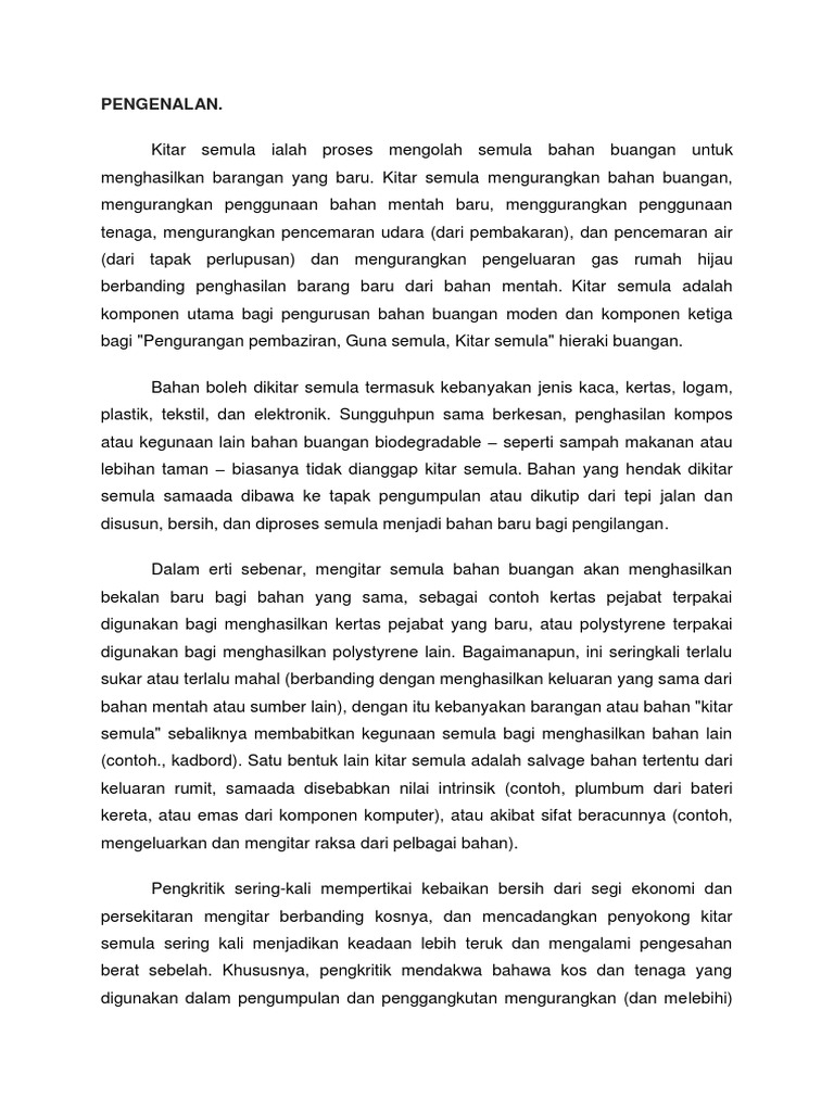 Kitar Semula Pdf