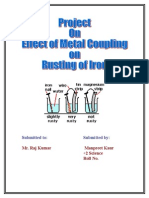 Ruting of Iron With Coupling Reaction