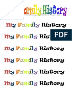 My Family History