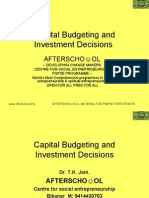 Capital Budgeting and Investment Decisions in Financial Management 11 Nov.