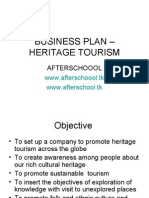 Business Plan - Heritage Tourism