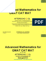 Advanced Mathematics For GMAT CAT MAT2