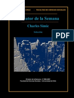 Charles Simic Selección de Poemas