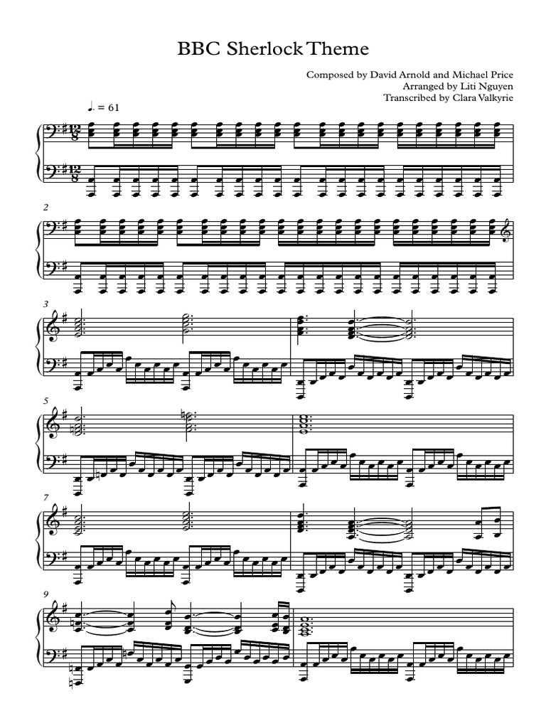 Sherlock Theme | PDF