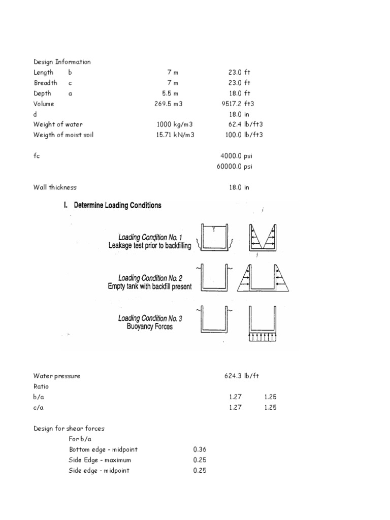 Equalization Tank PDF Shear Stress Strength Of Materials