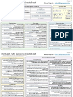 HotSpot JVM GC Options Cheatsheet - A4 1+2