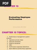 ch10 EVALUATING EMPLOYEE PERF