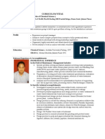 Formulator Kimia Curriculum Vitae Suhairi