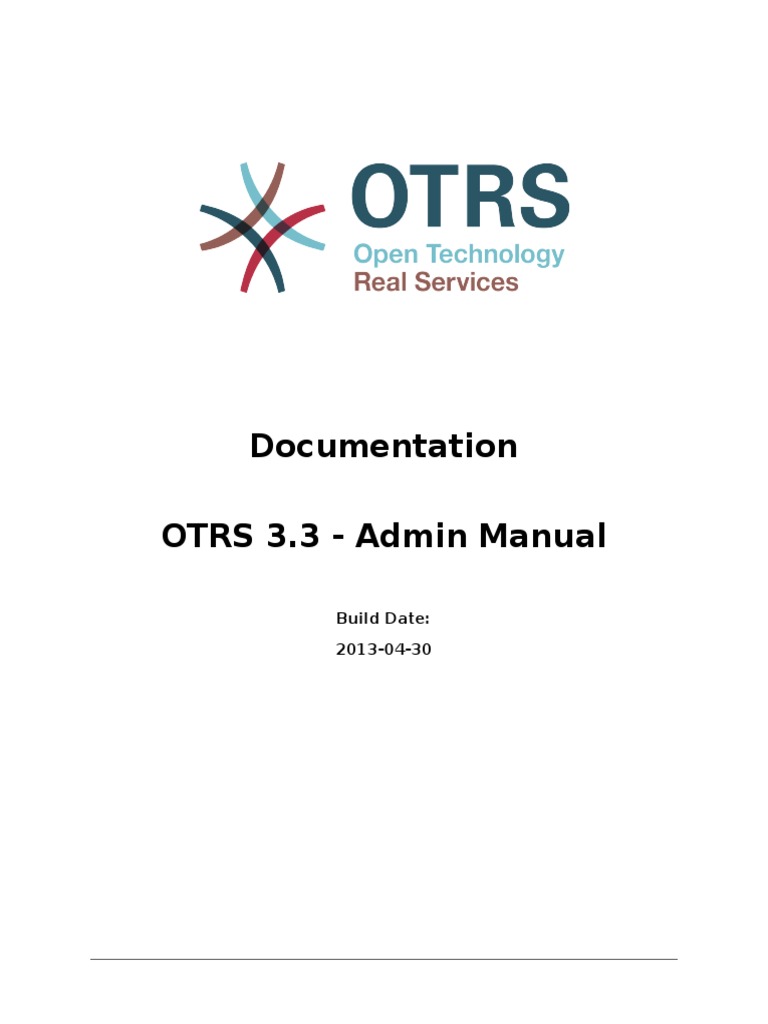 Otrs Admin Book | PDF