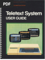 Acorn Teletext System User Guide