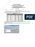 Accounting Information Systems Final Lab Examination