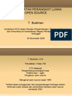 Slide Presentasi Pemanfaatan Perangkat Lunak Open Source