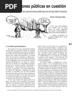 Etxezarreta, Miren - Las Pensiones Publicas en Cuestion I