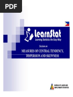 Central Tendency, Dispersion and Skewness PDF