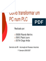 Como transformar PC num PLC