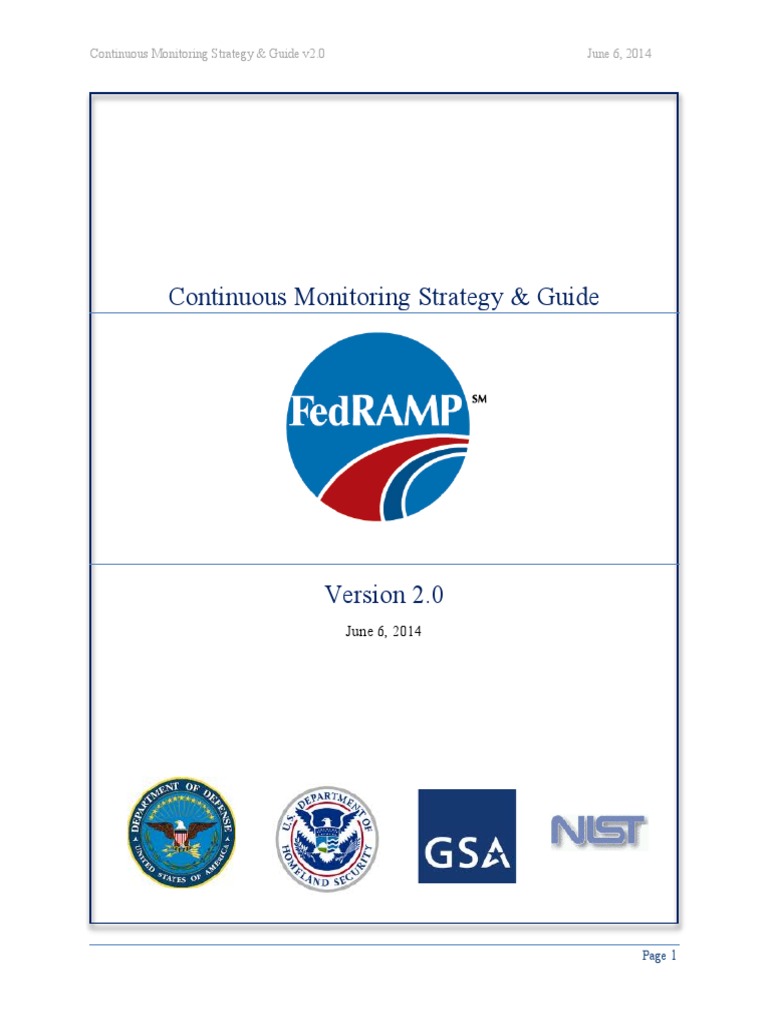 FedRAMP Continuous Monitoring Strategy Guide v2 0 PDF Vulnerability