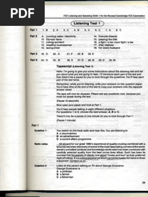 Fce Listening Pdf - Colaboratory