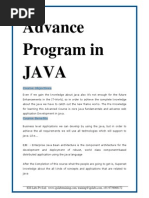 Advance Program in Java