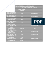 Proyecto de Alcantarillado