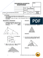 Examen Bimestral de Geometria - 5to de Sec