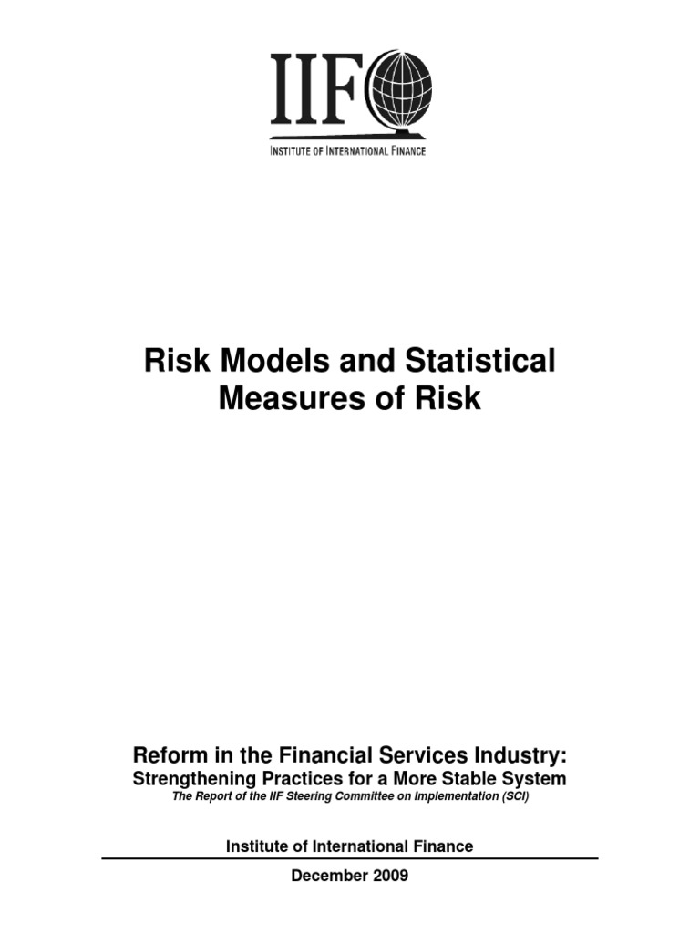 Risk Models | PDF | Value At Risk | Market Liquidity